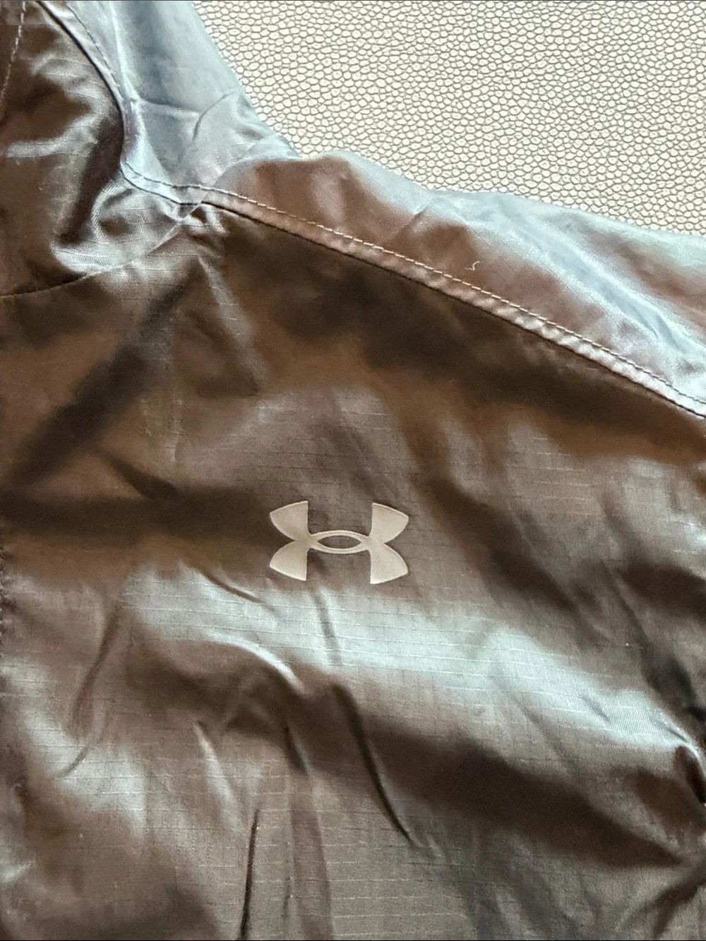Under Armour Kids Black Hooded Rain Jacket